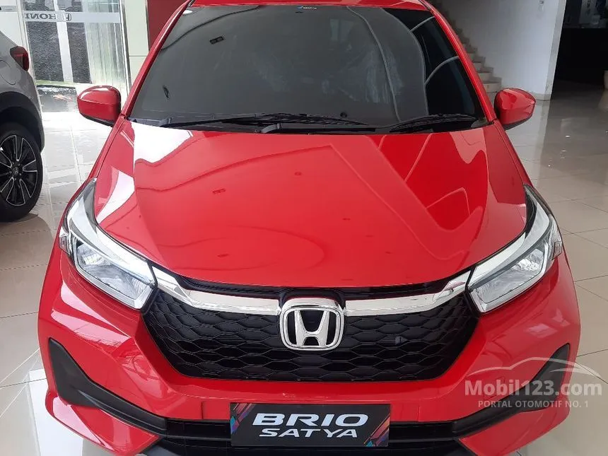 Jual Mobil Honda Brio 2024 E Satya 1.2 di Banten Automatic Hatchback Merah Rp 183.300.000