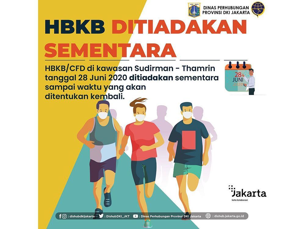 CFD Kembali Ditiadakan, Ini 32 Lokasi Penggantinya