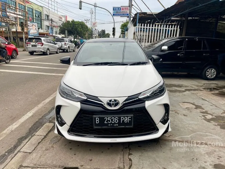 Jual Mobil Toyota Yaris 2021 S GR Sport 1.5 di Banten Automatic Hatchback Putih Rp 230.000.000
