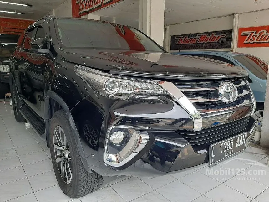 Jual Mobil Toyota Fortuner 2016 G 2.5 di Jawa Timur Automatic SUV Hitam Rp 395.000.007