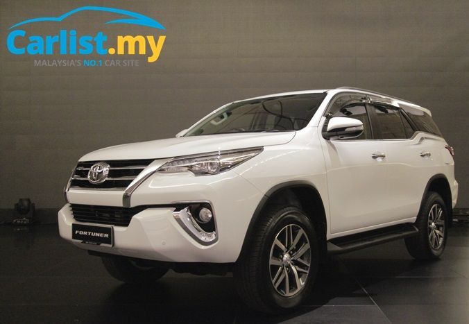 2016 All-New Toyota Fortuner launched in Malaysia from RM186,900