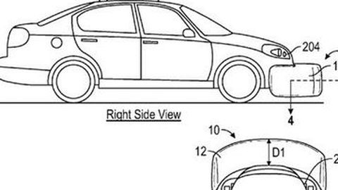 Google Patenkan Airbag di Bodi Mobil